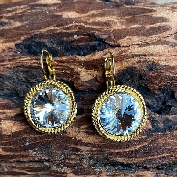 Handcrafted earrings with Swarovski crystal - Picture 1 of 7